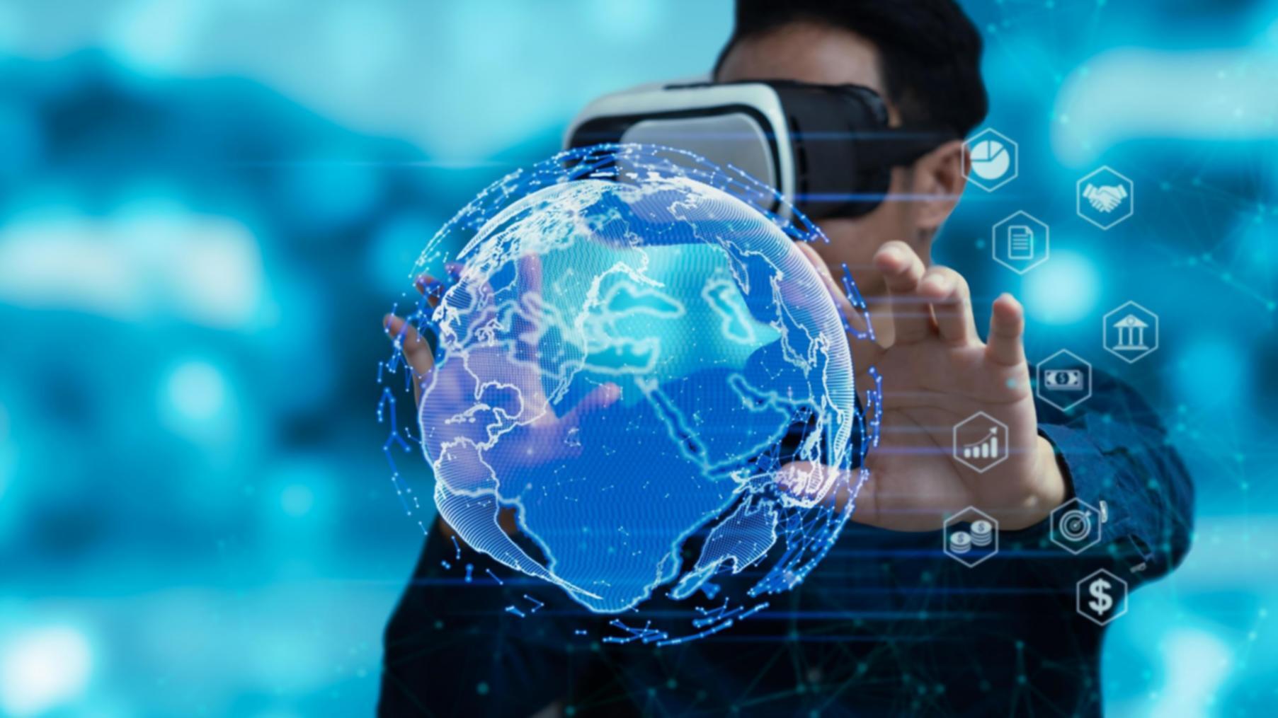 Student workspace setup with laptop showing mobile SEO analytics dashboard